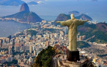 Christus de Verlosser, uitkijkend over de stad Rio de Janeiro